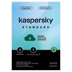 Antivirus Kaspersky Standard - 1 Dispositivo - 1 Año - KL1041ZDAFS Antivirus Kaspersky Standard - 1 Dispositivo - 1 Año - KL1041ZDAFS