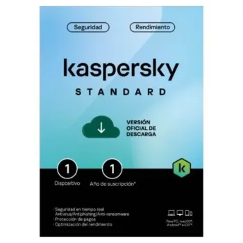 Antivirus Kaspersky Standard - 1 Dispositivo - 1 Año - KL1041ZDAFS