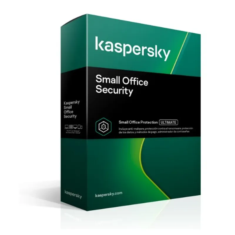 Antivirus Kaspersky Small Office Security - 5 Usuarios - 1 Servidor - 1 Año - Caja - TMKS-175