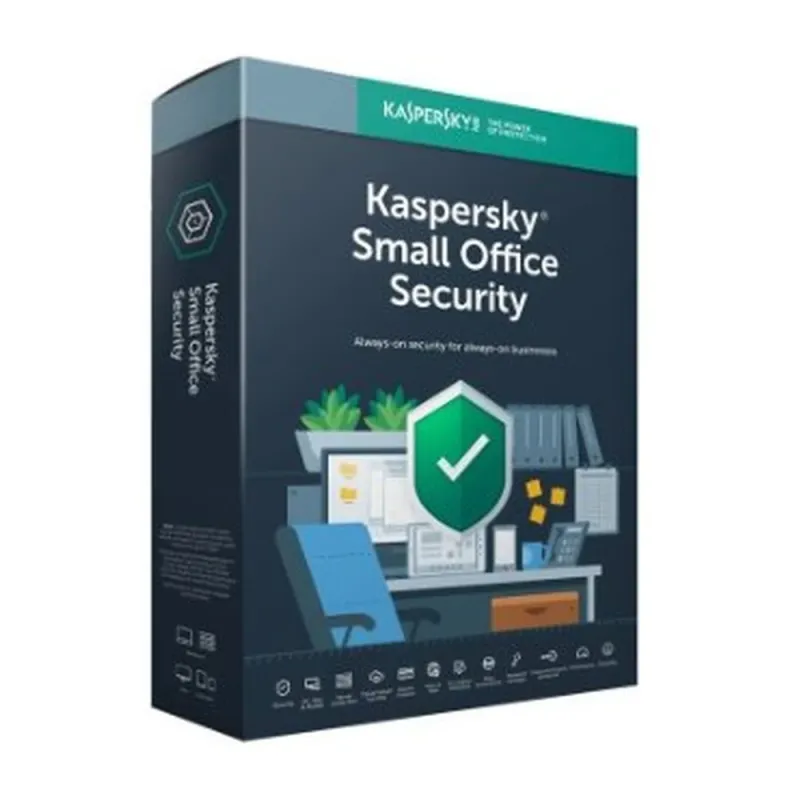 Antivirus Kaspersk Small Office Security - 10 Usuarios - 1 Servidor - 1 Año - Caja - TMKS-176