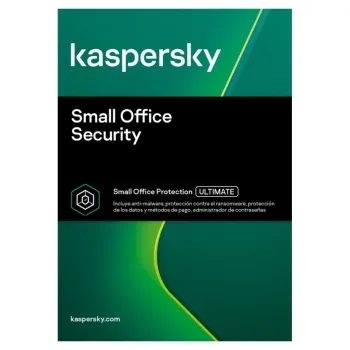 Antivirus Kaspersky Small Office Security - 9 Usuarios - 5 Móviles - 1 Servidos de Archivos - 1 Año - TMKS-224