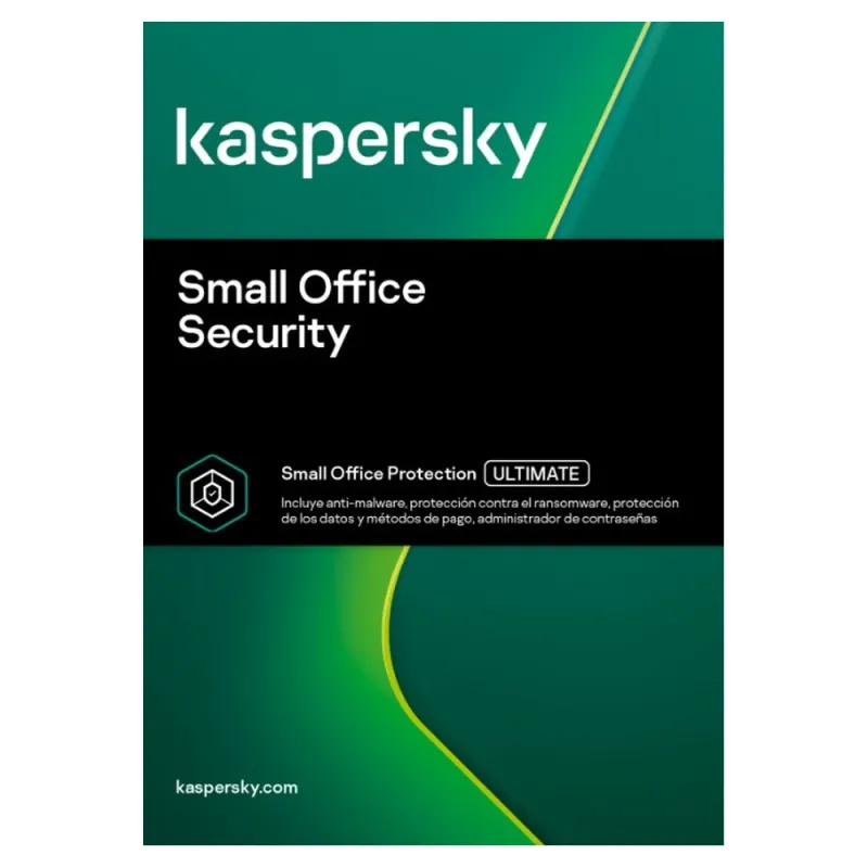 Antivirus Kaspersky Small Office Security - 25 Usuarios - 25 Móviles - 3 Servidores de Archivos - 1 Año - TMKS-228