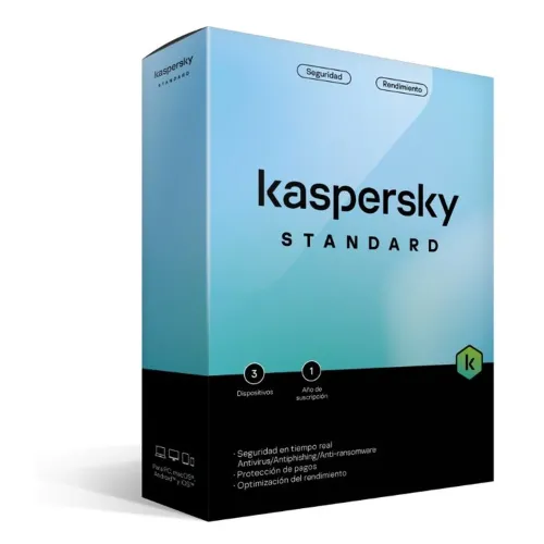 Antivirus Kaspersky Standard - 3 Dispositivos - 1 Año - TMKS-402 Antivirus Kaspersky Standard - 3 Dispositivos - 1 Año - TMKS-402