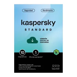 Antivirus Kaspersky Standard - 10 Dispositivos - 1 Año - TMKS-454 Antivirus Kaspersky Standard - 10 Dispositivos - 1 Año - TMKS-454