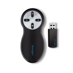 Presentador Kensington K33374USB - Inalámbrico - Láser - 4 Botones - Negro - K33374USB Presentador Kensington K33374USB - Inalámbrico - Láser - 4 Botones - Negro - K33374USB