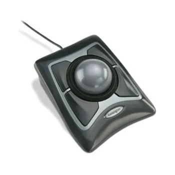 Mouse Kensington Trackball Expert - Alámbrico - USB - Gris - K64325