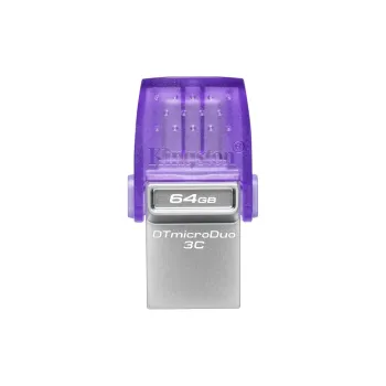 Memoria USB Kingston DataTraveler microDuo 3C - 64GB - USB 3.2 - USB-A/C - DTDUO3CG3/64GB