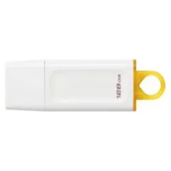 Memoria USB Kingston DataTraveler Exodia - 128GB - USB 3.2 - Blanco con Amarillo - KC-U2G128-5R Memoria USB Kingston DataTraveler Exodia - 128GB - USB 3.2 - Blanco con Amarillo - KC-U2G128-5R