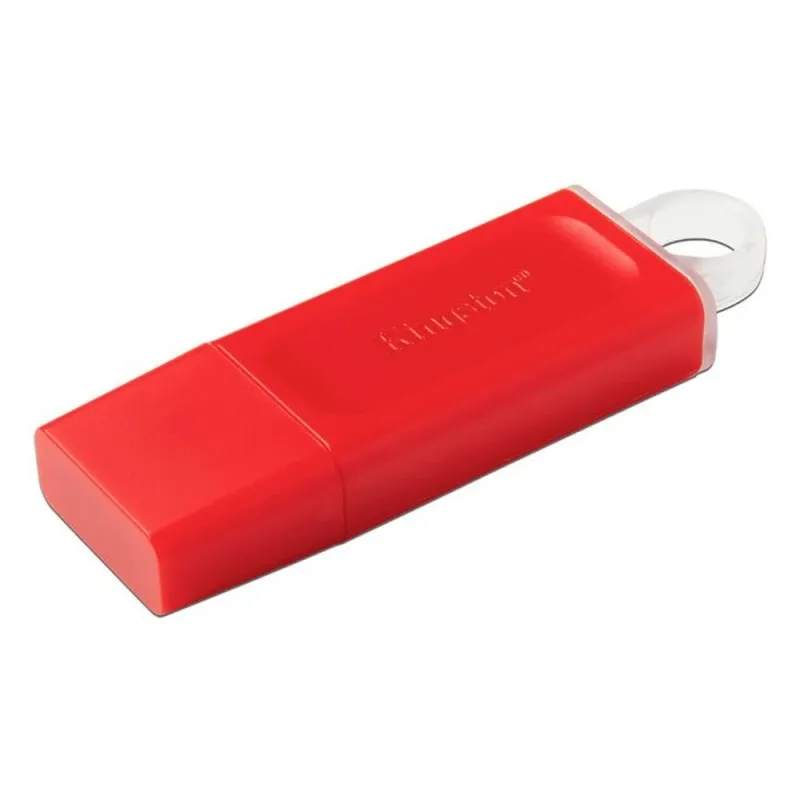 Memoria USB Kingston DataTraveler Exodia - 64GB - USB 3.2 - Rojo con Blanco - KC-U2G64-7GR