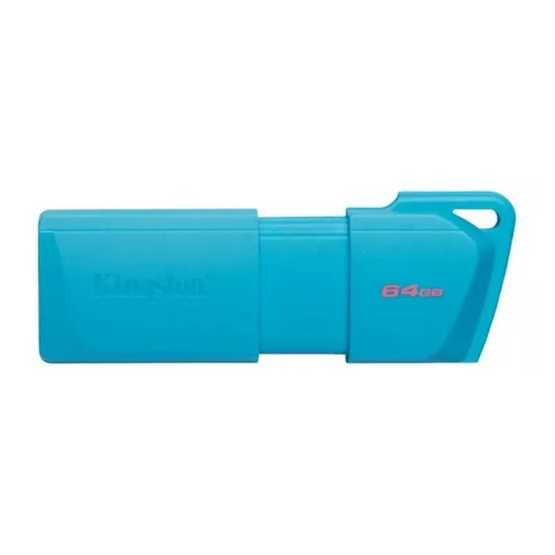 Memoria USB Kingston DataTraveler Exodia M - 64GB - USB 3.2 - Azul Aqua - KC-U2L64-7LB