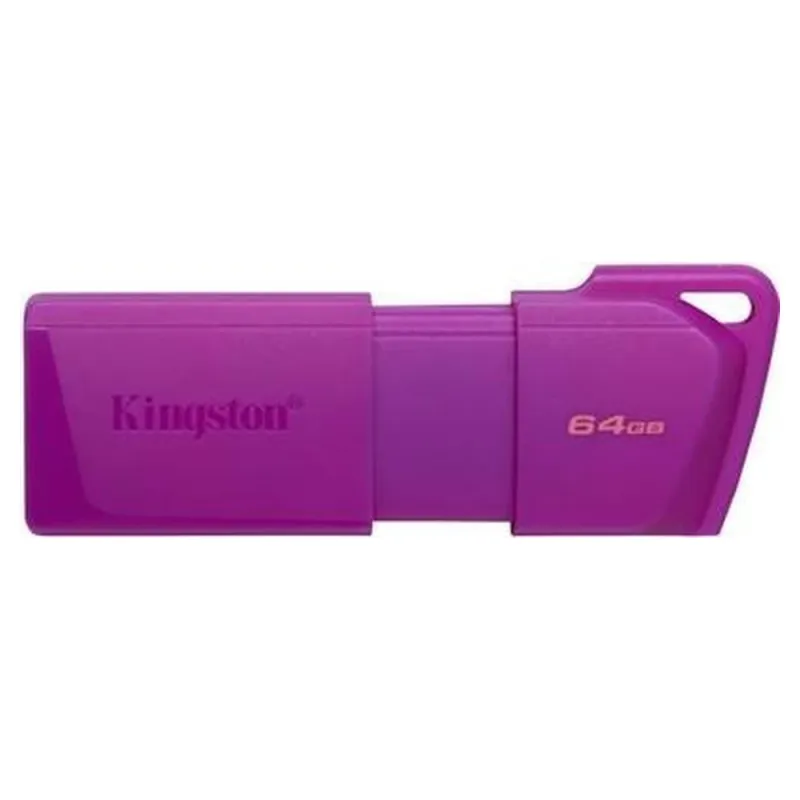Memoria USB Kingston DataTraveler Exodia M - 64GB - USB 3.2 - Púrpura - KC-U2L64-7LP
