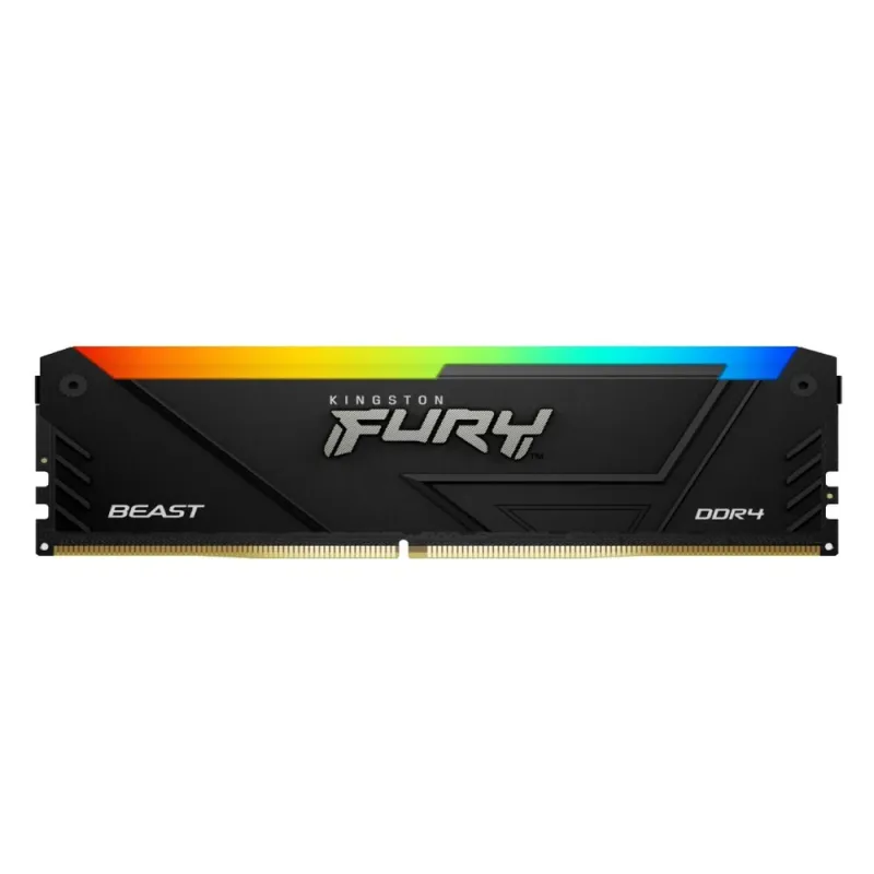 Memoria RAM Kingson FURY Beast - DDR4 - 16GB (2x8GB) - 3600MHz - DIMM - Para PC - KF436C17BB2AK2/16