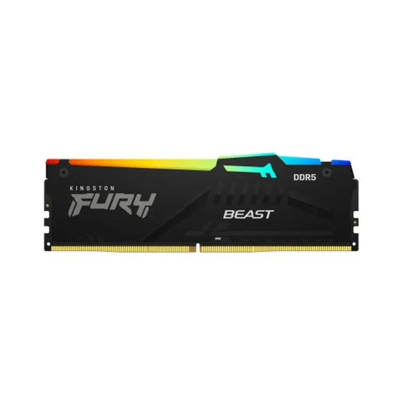 Memoria RAM Kingston FURY Beast RGB - DDR5 - 8GB - 6000MHz - UDIMM - Para PC - KF560C36BBEA-8