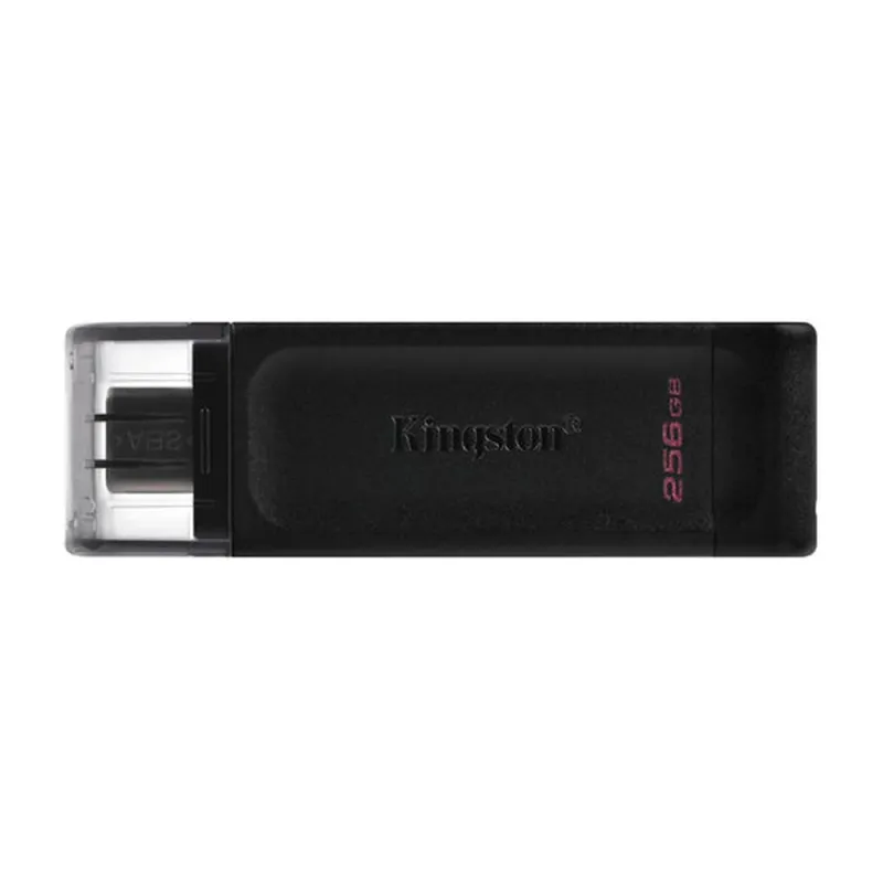 Memoria USB Kingston DataTraveler 70 - 256GB - USB-C 3.2 - Negro - DT70/256GB