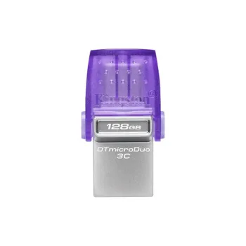 Memoria USB Kingston DataTraveler microDuo 3C - 128GB - USB 3.2 - USB-A/C - DTDUO3CG3/128GB