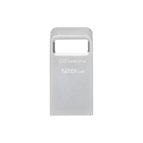 Memoria USB Kingston DataTraveler Micro - 128GB - USB 3.2 - Plata - DTMC3G2/128GB