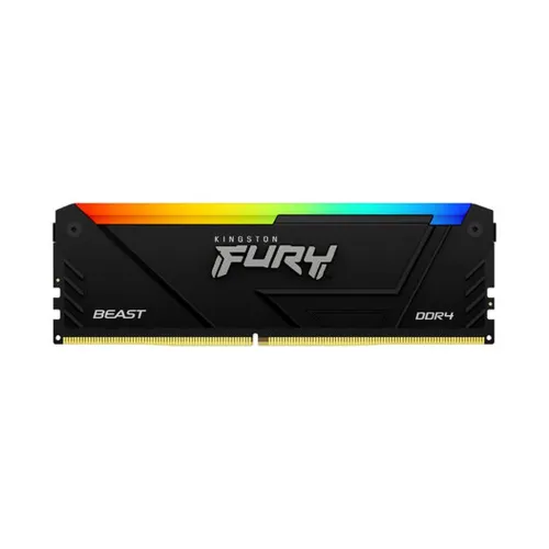 Memoria RAM Kingston FURY Beast RGB - DDR4 - 16GB - 3200MHz - UDIMM - para PC - KF432C16BB12A/16 Memoria RAM Kingston FURY Beast RGB - DDR4 - 16GB - 3200MHz - UDIMM - para PC - KF432C16BB12A/16