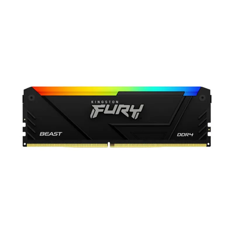 Memoria RAM Kingston FURY Beast RGB - DDR4 - 16GB - 3200MHz - UDIMM - para PC - KF432C16BB12A/16