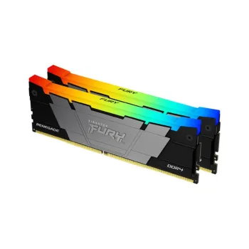 Memoria RAM Kingston FURY Renegade RGB - DDR4 - 32GB (2x16GB) - 3200MHz - UDIMM - Para PC - KF432C16RB12AK2/32