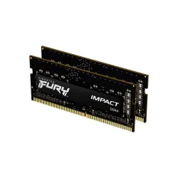 Memoria RAM Kingston FURY Impact - DDR4 - 32GB (2x16GB) - 3200MHz - SO-DIMM - para Laptop - KF432S20IBK2/32 Memoria RAM Kingston FURY Impact - DDR4 - 32GB (2x16GB) - 3200MHz - SO-DIMM - para Laptop - KF432S20IBK2/32