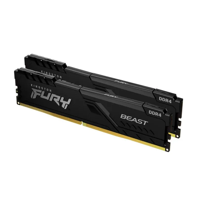 Memoria RAM Kingston FURY Beast - DDR4 - 32GB (2x16GB) - 3600MHz - DIMM - para PC - KF436C18BBK2/32