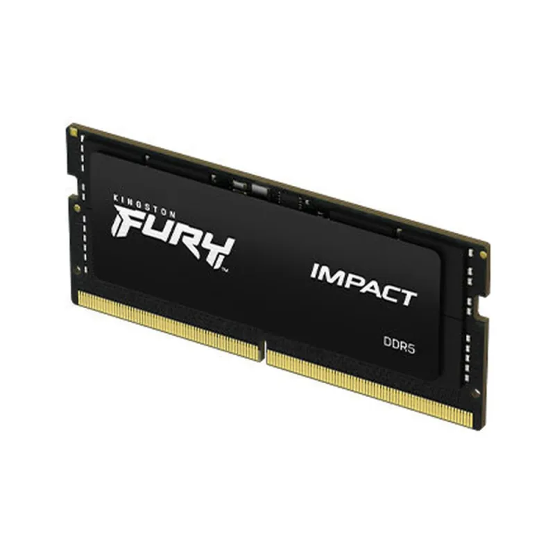 Memoria RAM Kingston FURY Impact - DDR5 - 32GB (2x16GB) - 4800MHz - SO-DIMM - Para Laptop - KF548S38IBK2-32