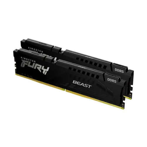 Memoria RAM Kingston FURY Beast - DDR5 - 64GB (2x 32GB) - 5200MHz - UDIMM - para PC - KF552C40BBK2-64