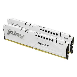 Memoria RAM Kingston FURY Beast White - DDR5 - 32GB (2x 16GB) - 5600MHz - UDIMM - Para PC - KF556C36BWEK2-32 Memoria RAM Kingston FURY Beast White - DDR5 - 32GB (2x 16GB) - 5600MHz - UDIMM - Para PC - KF556C36BWEK2-32