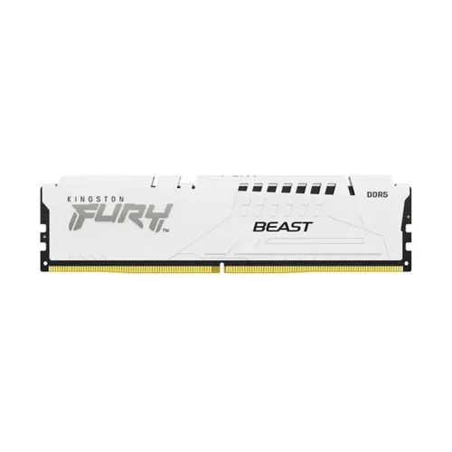 Memoria RAM Kingston FURY Beast - DDR5 - 32GB (2x16GB) - 5600MHz - UDIMM - Para PC - Blanco - KF556C40BWK2-32