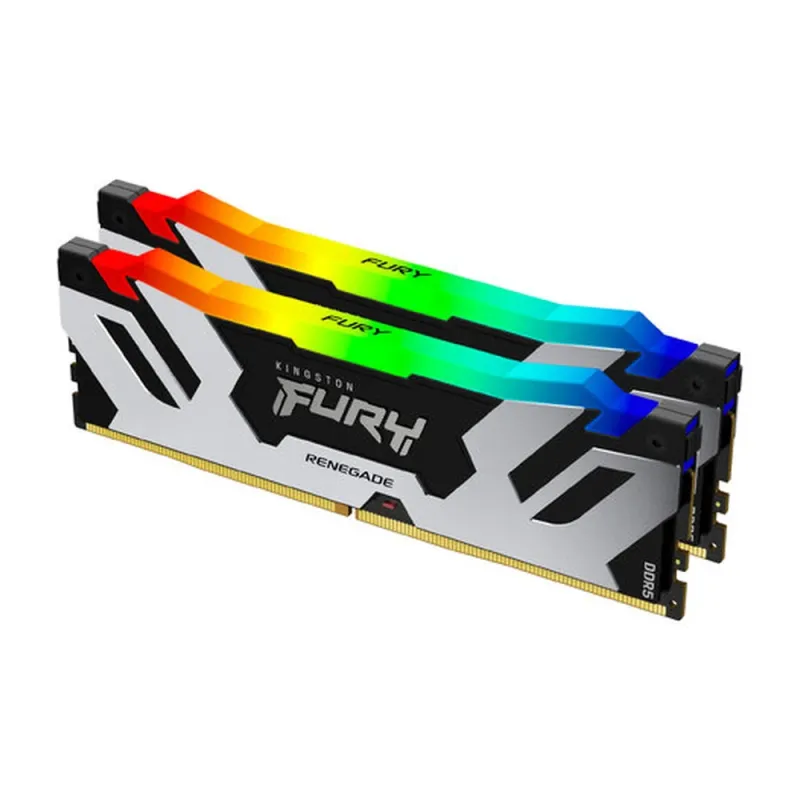 Memoria RAM Kingston FURY Renegade RGB - DDR5 - 64GB (2x32GB) - 6400MHz - UDIMM - Para PC - KF564C32RSAK2-64