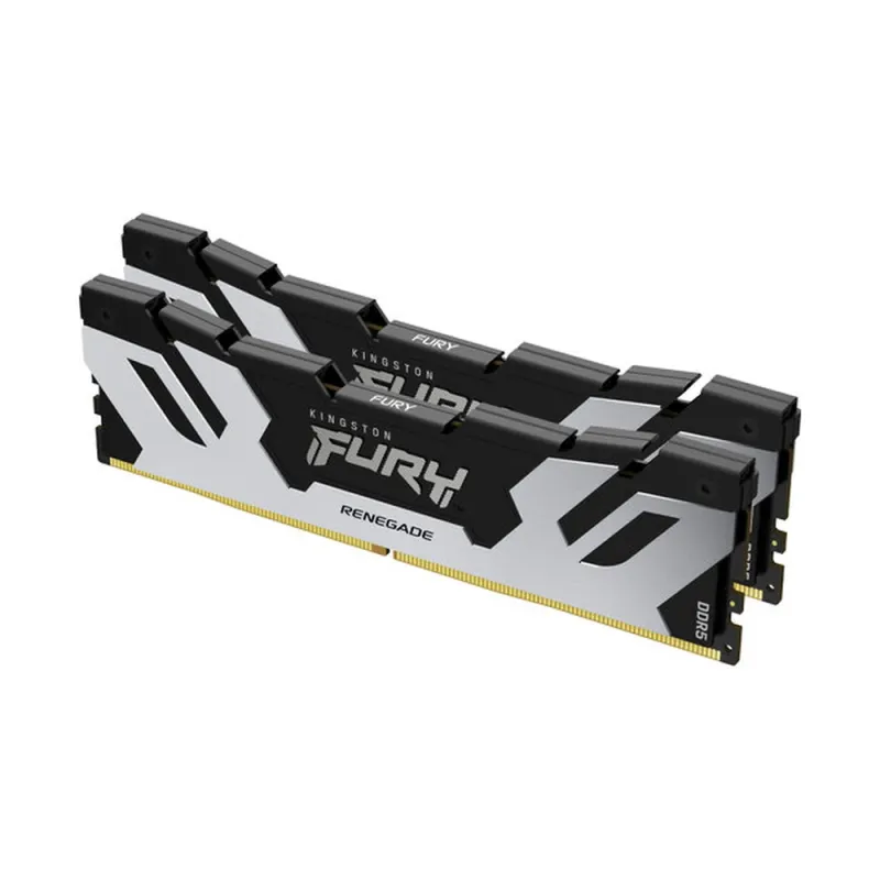 Memoria RAM Kingston FURY Renegade Silver - DDR5 - 96GB (2x 48GB) - 6400MHz - UDIMM - para PC - KF564C32RSK2-96