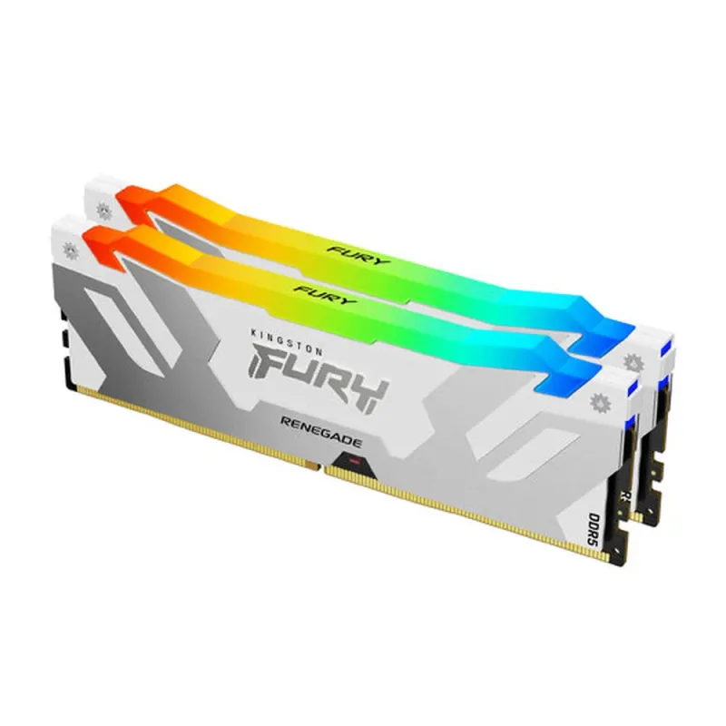 Memoria RAM Kingston FURY Renegade RGB - DDR5 - 32GB (2x16GB) - 6400MHz - DIMM - Para PC - KF564C32RWAK2-32