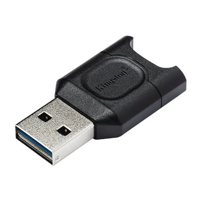 Lector de Tarjetas MicroSD Kingston MobileLite Plus - USB 3.1 - Negro - MLPM