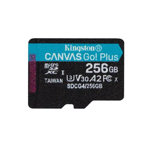 Memoria MicroSD Kingston Canvas Go! Plus - 256GB - Clase 10 - Sin Adaptador - SDCG4/256GBSP Memoria MicroSD Kingston Canvas Go! Plus - 256GB - Clase 10 - Sin Adaptador - SDCG4/256GBSP