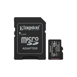 Memoria MicroSDXC Kingston Canvas Select Plus Gen3 - 128GB - Clase 10 - UHS-I - Con Adaptador - SDCS3/128GB