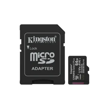 Memoria MicroSDXC Kingston Canvas Select Plus Gen3 - 64GB - Clase 10 - UHS-I - Con Adaptador - SDCS3/64GB