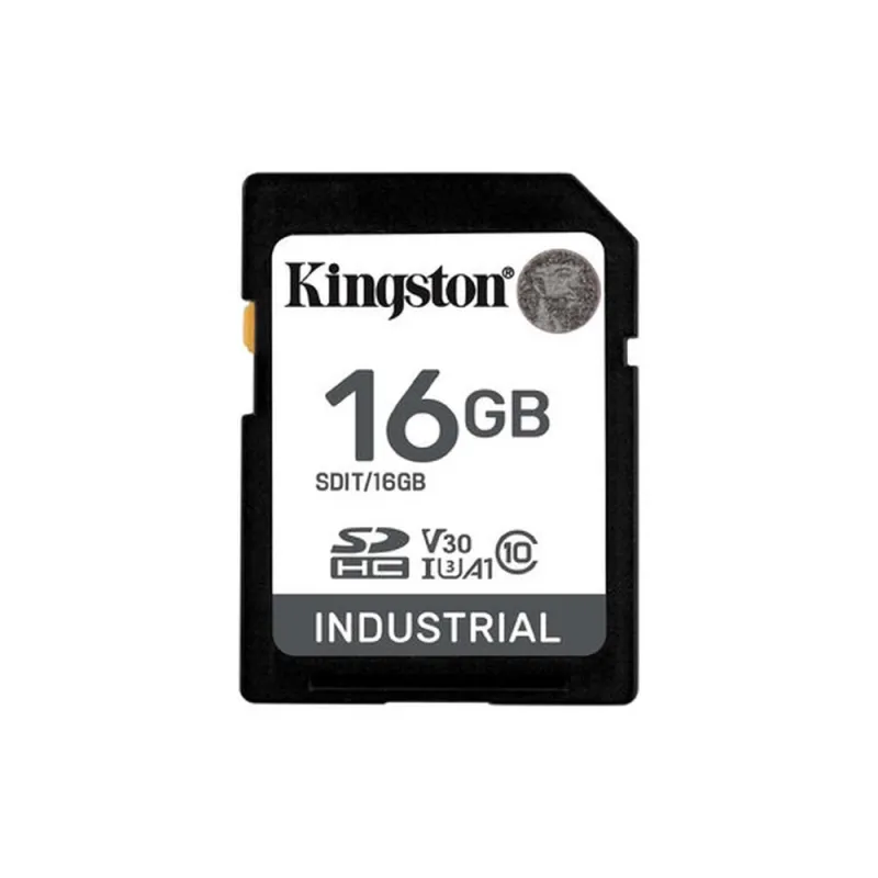 Memoria SDHC Kingston Industrial - 16GB - UHS-I - C10 - SDIT/16GB