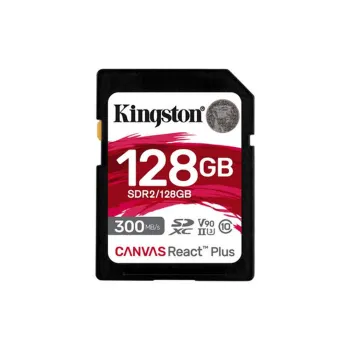 Memoria SDHC Kingston Canvas React Plus - 128GB - UHS-II - SDR2/128GB