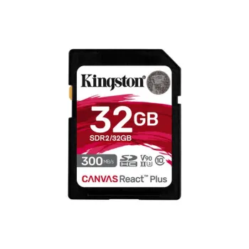 Memoria SDHC Kingston Canvas React Plus - 32GB - UHS-II - SDR2/32GB