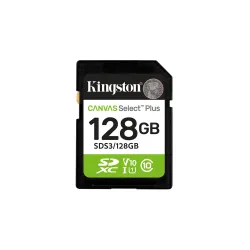 Tarjeta SDXC Kingston Canvas Select Plus Gen3 - 128GB - UHS-I - C10 - SDS3/128GB Tarjeta SDXC Kingston Canvas Select Plus Gen3 - 128GB - UHS-I - C10 - SDS3/128GB