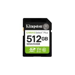 Tarjeta SDXC Kingston Select Plus Gen3 - 512GB - UHS-I - C10 - SDS3/512GB