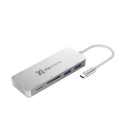 HUB Klip Xtreme KCR-500 - USB 3.0/USB-C a Lector de Tarjeta - Tarjeta SD - MicroSD - KCR-500 HUB Klip Xtreme KCR-500 - USB 3.0/USB-C a Lector de Tarjeta - Tarjeta SD - MicroSD - KCR-500