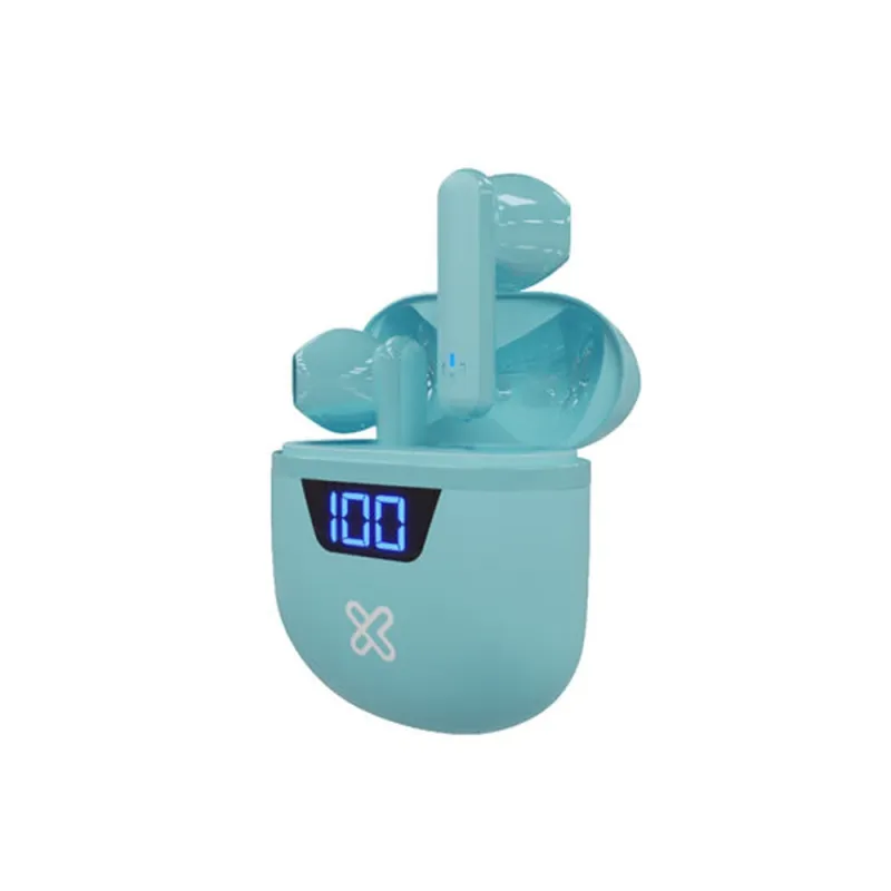 Auriculares Klip Xtreme Touchbuds - Inalámbricos - Bluetooth - Aqua - KTE-006AQ