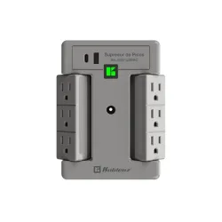 Supresor de Picos Koblenz SS-2000 USBAC - 6 Contactos - 1x USB-A - 1xUSB-C - 2000 Joules - 00-5361-00-1 Supresor de Picos Koblenz SS-2000 USBAC - 6 Contactos - 1x USB-A - 1xUSB-C - 2000 Joules - 00-5361-00-1