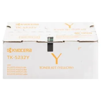 Tóner Kyocera TK-5232Y - Amarillo - 2.2K Páginas - 1T02R9AUSV