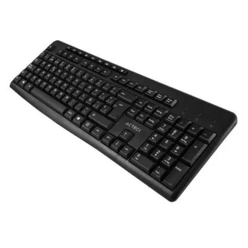 Kit De Teclado Y Mouse Acteck Kt28 Inalámbrico Receptor Usb Multimedia Negro - AC-931748