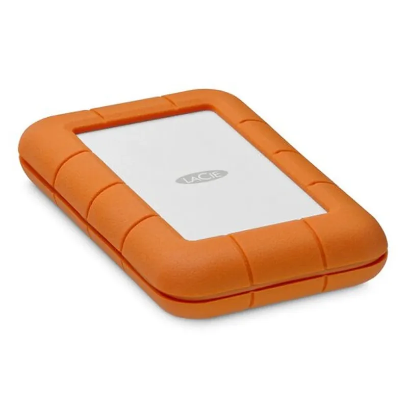 Disco Duro Externo LaCie Rugged Secure - 2.5" - 2TB - USB 3.1 - para Mac - Naranja - STFR2000403