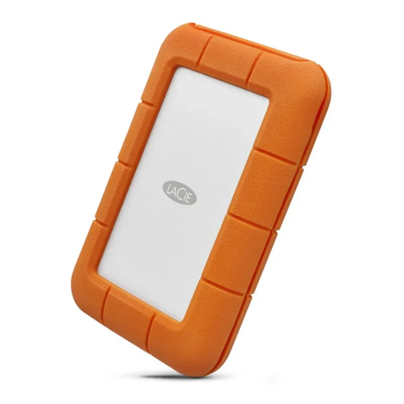Disco Duro Externo LaCie Rugged - 2.5" - 5TB - USB 3.1 - Windows/Mac - Plata/Naranja - STFR5000800