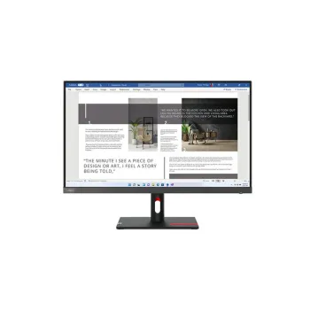 Monitor Lenovo ThinkVision S27i-30 - 27" - Full HD - HDMI - VGA - 63DFKAR4LA