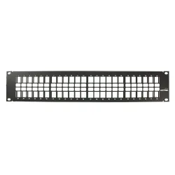Panel de Interconexión Leviton Quickport - 48 Puertos - 2U - Vacío - 49255-H48